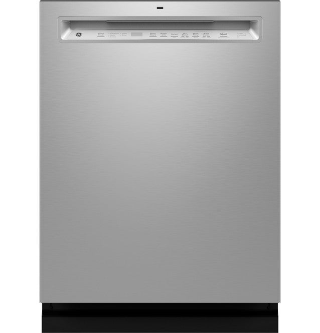 GE® ENERGY STAR® Fingerprint Resistant Front Control with Stainless Steel Interior Dishwasher with Sanitize Cycle