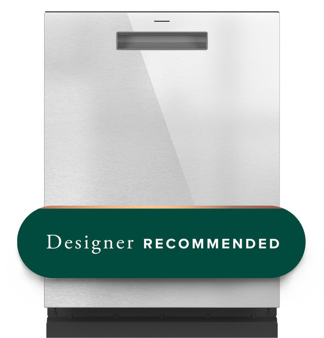 CAFÉ™ CustomFit ENERGY STAR Stainless Interior Smart Dishwasher with Ultra Wash Top Rack and LED Lights, 39 dBA in Platinum Glass