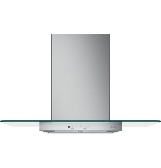 CAFÉ™ 30" Wall-Mount Glass Canopy Chimney Hood