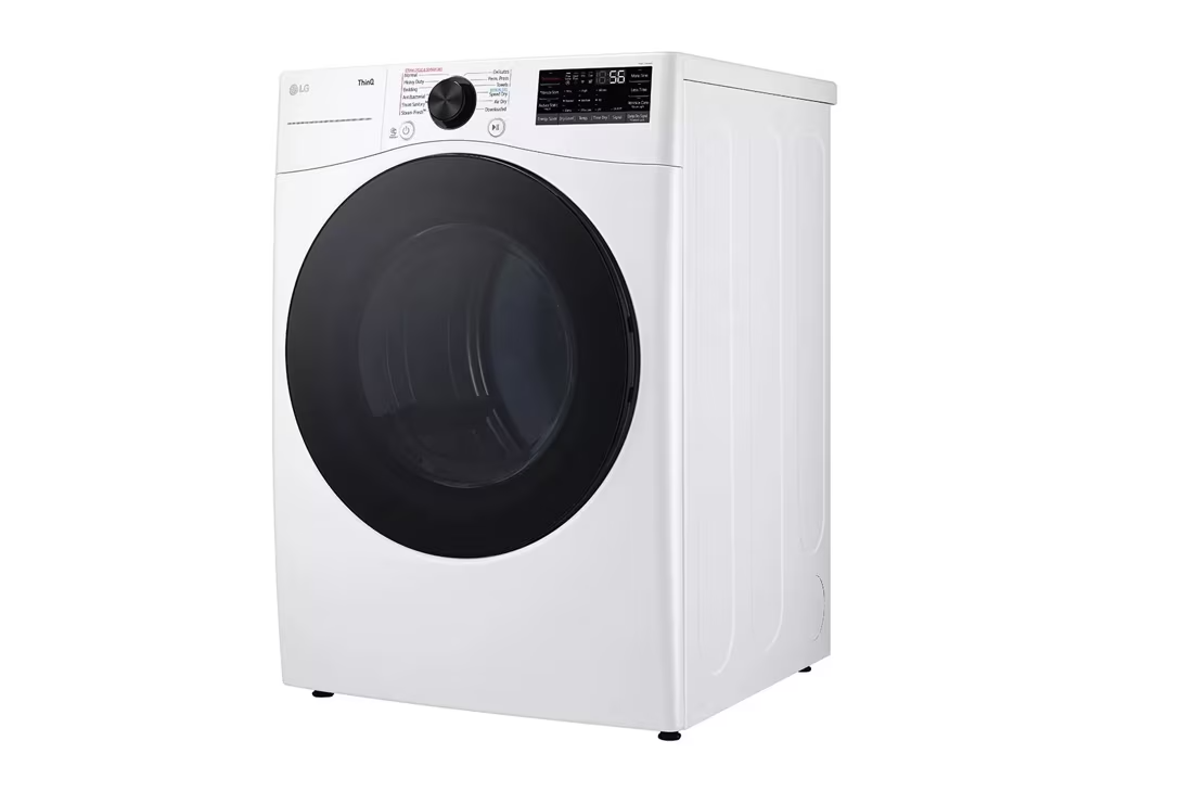 7.4 cu. ft. Ultra Large Capacity Smart Front Load Energy Star Gas Dryer with Sensor Dry & Steam Technology