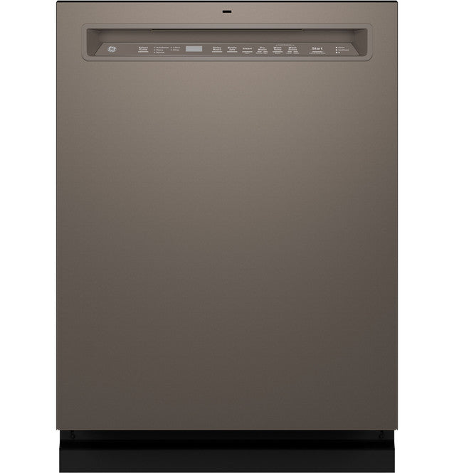 GE® ENERGY STAR® Front Control with Stainless Steel Interior Dishwasher with Sanitize Cycle
