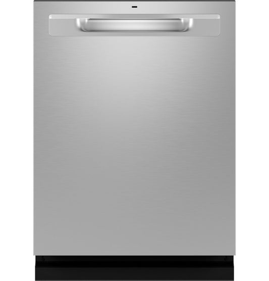 GE® ENERGY STAR® Fingerprint Resistant Top Control with Stainless Steel Interior Dishwasher with Sanitize Cycle