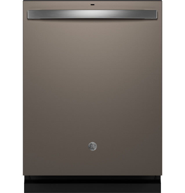 GE® ENERGY STAR® Fingerprint Resistant Top Control with Stainless Steel Interior Dishwasher with Sanitize Cycle