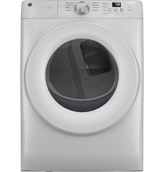 GE® ENERGY STAR® 7.8 cu. ft. Capacity Smart Front Load Gas Dryer