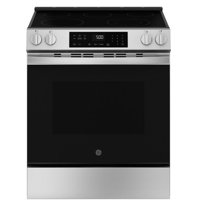 GE® ENERGY STAR® 30" Slide-In Electric Range with Crisp Mode