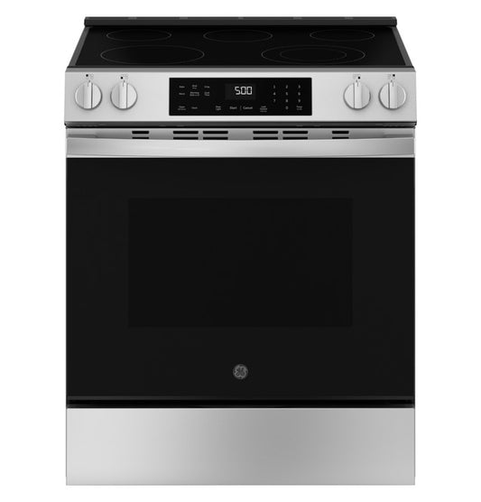 GE® ENERGY STAR® 30" Slide-In Electric Range with Crisp Mode