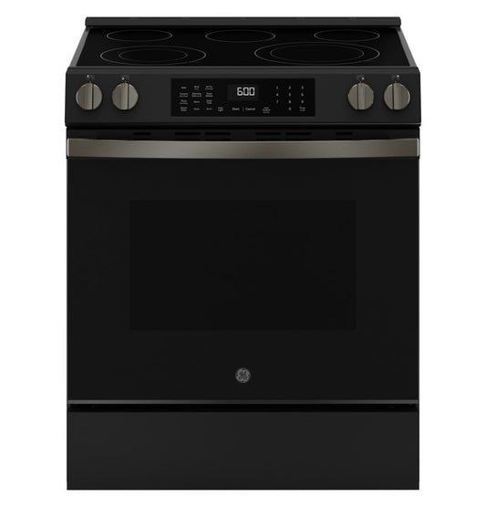 GE® ENERGY STAR® 30" Slide-In Electric Convection Range with No Preheat Air Fry and EasyWash™ Oven Tray