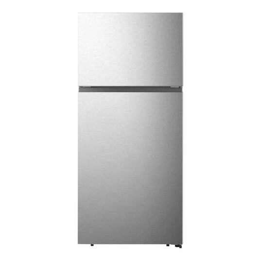 QUALITY GLOBAL 18 cu.ft Top Freezer Refrigerator Stainless Steel
