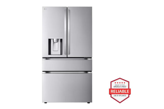 25 cu. ft. Smart Counter-Depth MAX™ 4-Door French Door Refrigerator with Full-Convert Drawer™