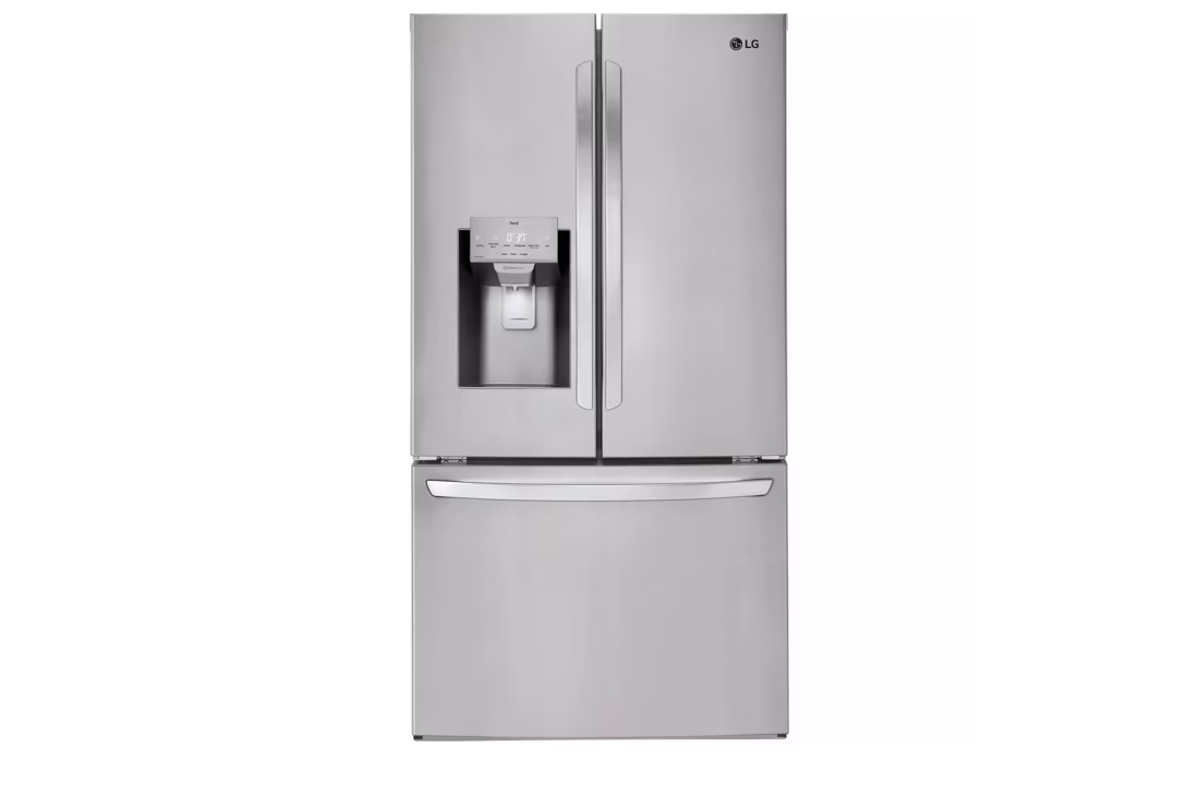 28 cu.ft 3 Door French Door, Standard Depth Refrigerator with Dual Ice Makers