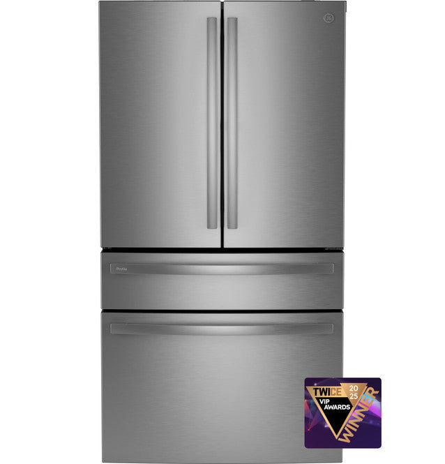 GE Profile™ ENERGY STAR® 23.2 Cu. Ft. Smart Counter-Depth Fingerprint Resistant 4-Door French-Door Refrigerator