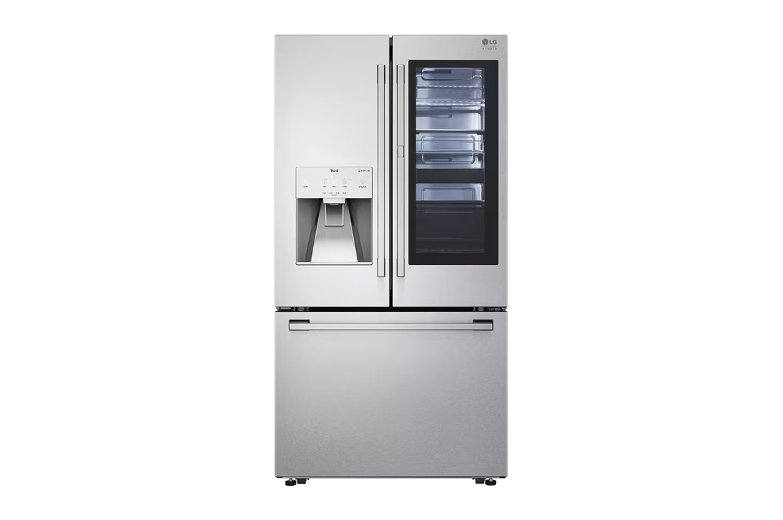 LG STUDIO 24 cu. ft. Smart InstaView® Door-in-Door® Large Capacity Counter-Depth Refrigerator with Craft Ice™ Maker