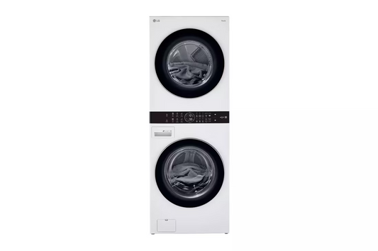 Single Unit Front Load LG WashTower™ with Center Control™ 4.5 cu. ft. Washer and 7.4 cu. ft. Gas Dryer