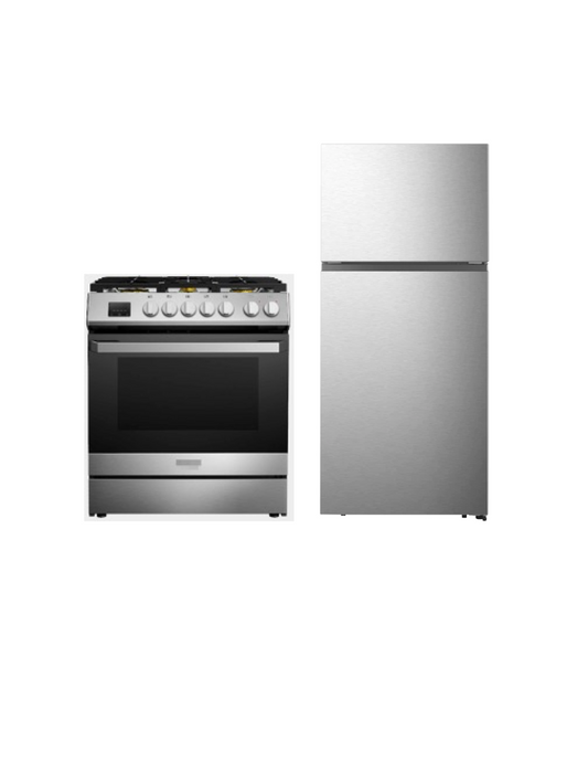 GLOBAL QUALITY Refrigerator and Gas Stove Combo