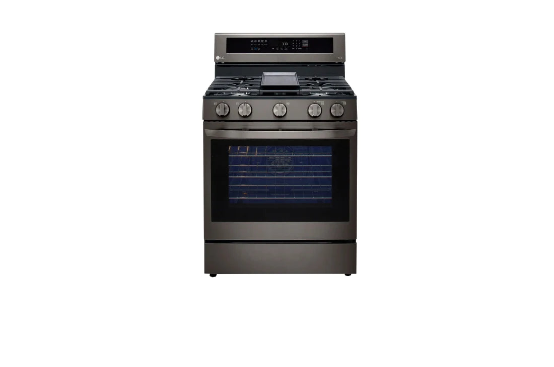 5.8 cu ft. Smart Wi-Fi Enabled True Convection InstaView® Gas Range with Air Fry