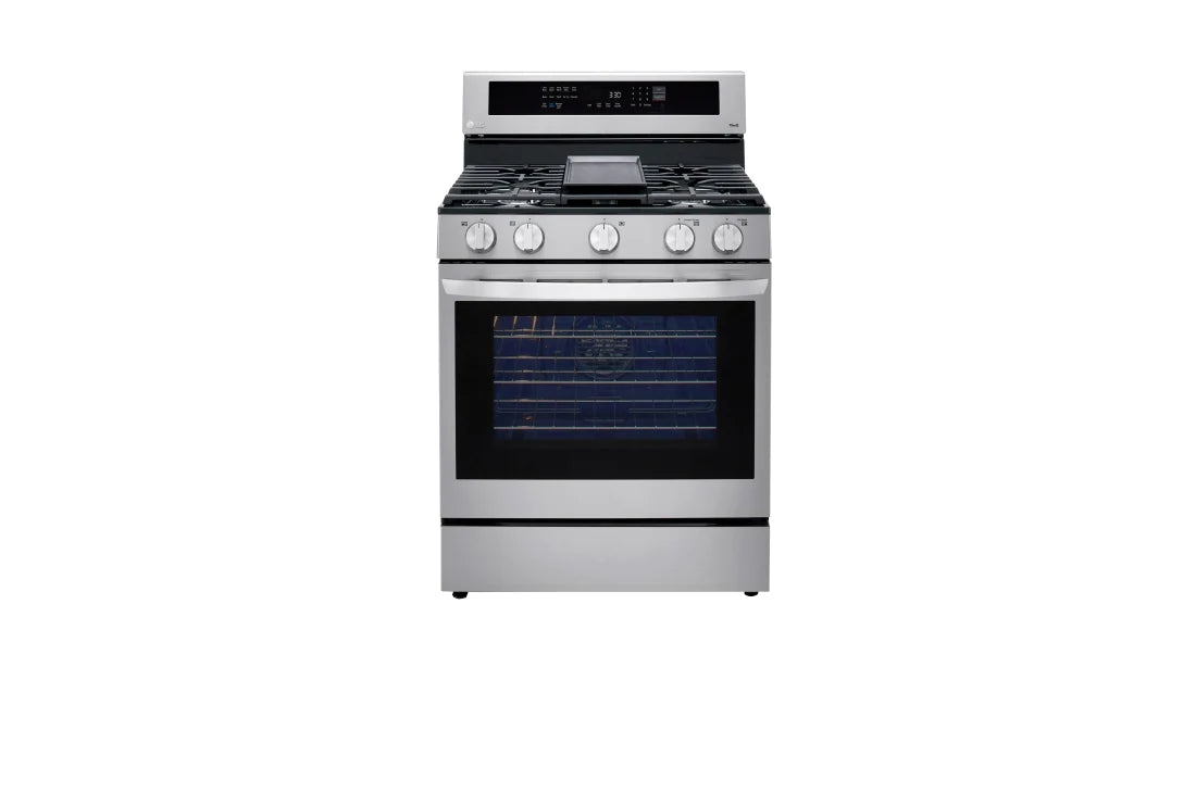 5.8 cu ft. Smart Wi-Fi Enabled True Convection InstaView® Gas Range with Air Fry